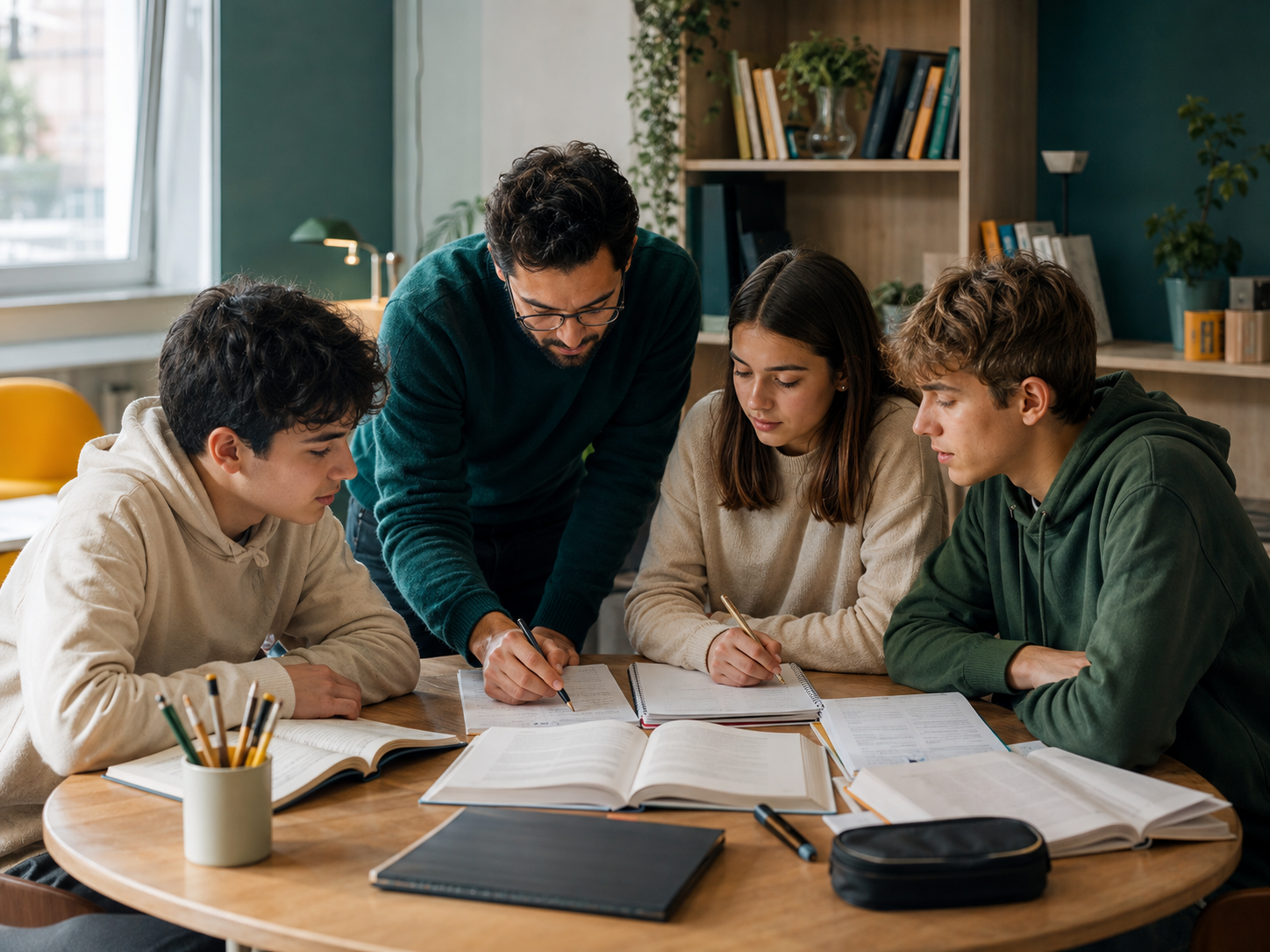 Tutor durante un potenziamento in microgruppo